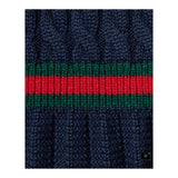 Gucci Abito Manica Lunga tinta unita Blu per Bambina 828450 BLU GUCCI 