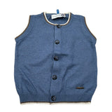 Guess Gilet tinta unita In Maglia Azzurro per Neonato 286201 AZZURRO GUESS 