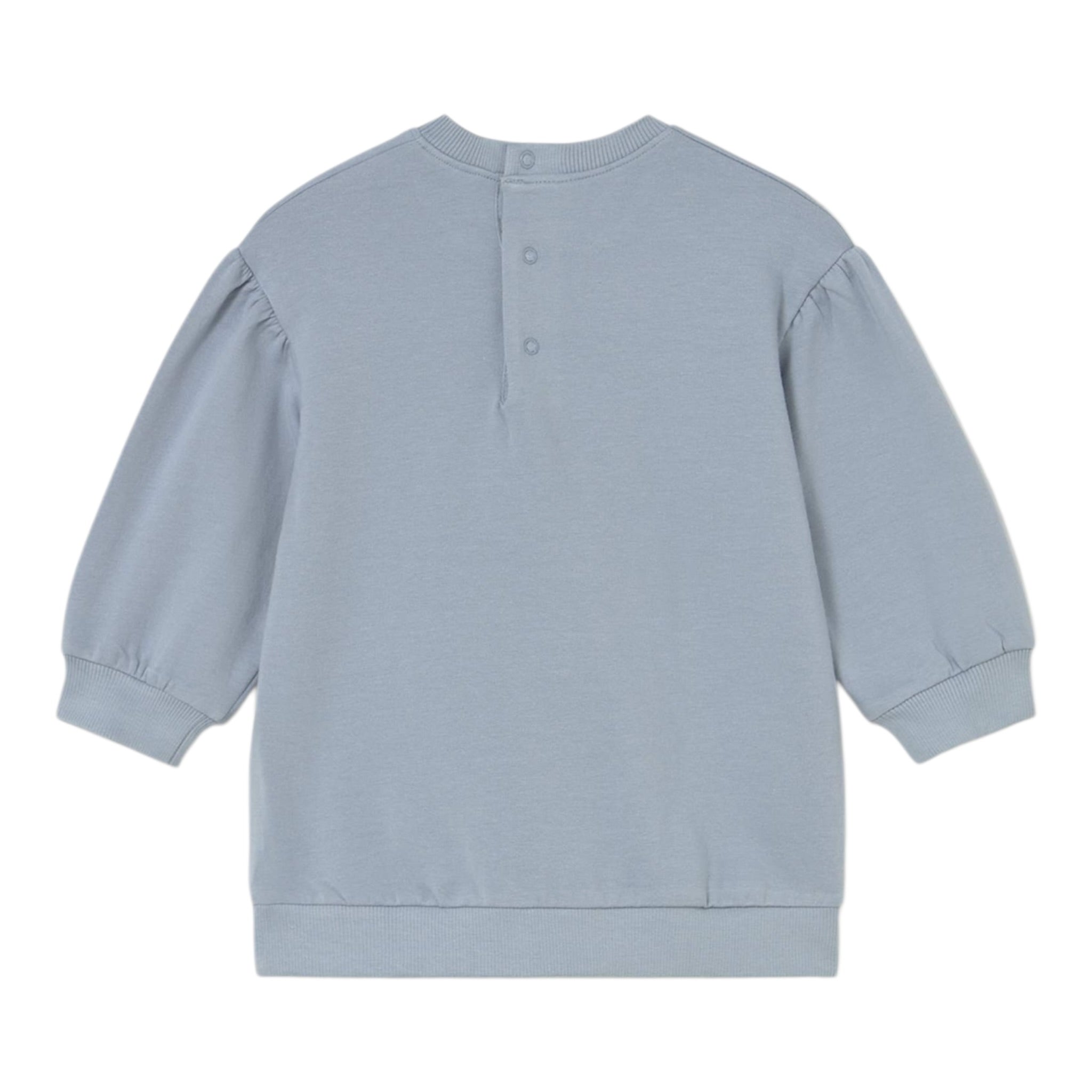 Guess Abito Manica Lunga tinta unita con Stampe Azzurro per Neonata 2921 AZZURRO GUESS 