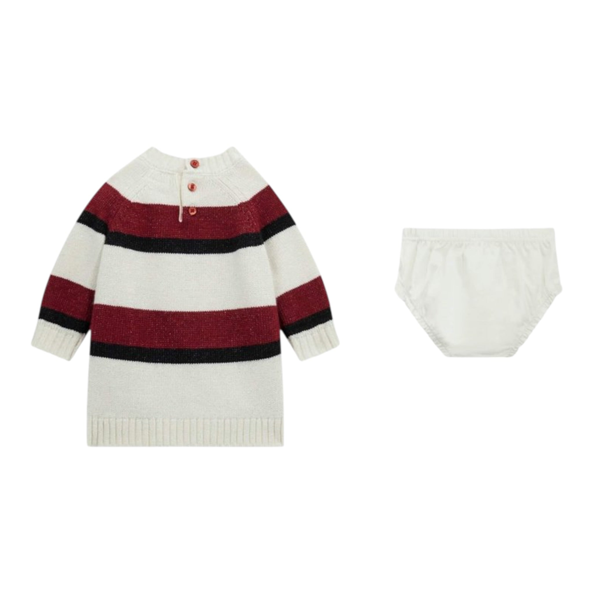 Guess Abito Manica Lunga Tricolore E Culotte Multicolor per Neonata A5BK09Z2V70X MULTICOLOR GUESS 