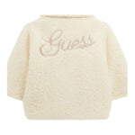 Guess Pelliccia tinta unita con Bottoni Panna per Neonata A5BL01WGIT0 PANNA GUESS 