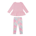 Guess Completo 2 Pezzi Shirt-Leggins Rosa per Neonata A5YG04K6YW4 ROSA GUESS 