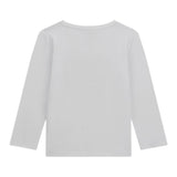 Guess Shirt Girocollo tinta unita con Stampe Bianco per Neonata A5YI00K6YW4 BIANCO GUESS 