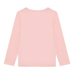 Guess Shirt Girocollo tinta unita con Stampe Rosa per Neonata A5YI00K6YW4XX ROSA GUESS 