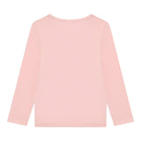 Guess Shirt Girocollo tinta unita con Stampe Rosa per Neonata A5YI00K6YW4XX ROSA GUESS 
