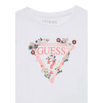 Guess Shirt tinta unita con Stampa Bianco per Neonata A5YI03K6YW4 BIANCO GUESS 