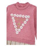 Guess Abito Manica Lunga tinta unita con Culotte Rosa per Neonata A5YK07Z3OS0 ROSA GUESS 