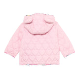 Guess Giubbino tinta unita con Cappuccio Rosa per Neonata A5YL00WCFM0 ROSA GUESS 