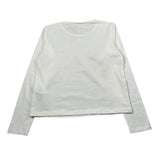 Liu Jo Shirt Girocollo tinta unita con Brillantini Panna per Bambina GF5108XX PANNA LIU JO 