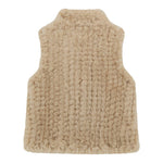 Guess Gilet tinta unita Beige per Bambina GLTGU BEIGE GUESS 