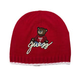 Guess Cappello tinta unita con Stampa Rosso per Neonata H4BZ09Z2QP0 ROSSO GUESS 