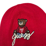 Guess Cappello tinta unita con Stampa Rosso per Neonata H4BZ09Z2QP0 ROSSO GUESS 