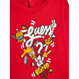 Guess Shirt tinta unita con Logo Rosso per Neonato I2YI02K8HM4 ROSSO GUESS 