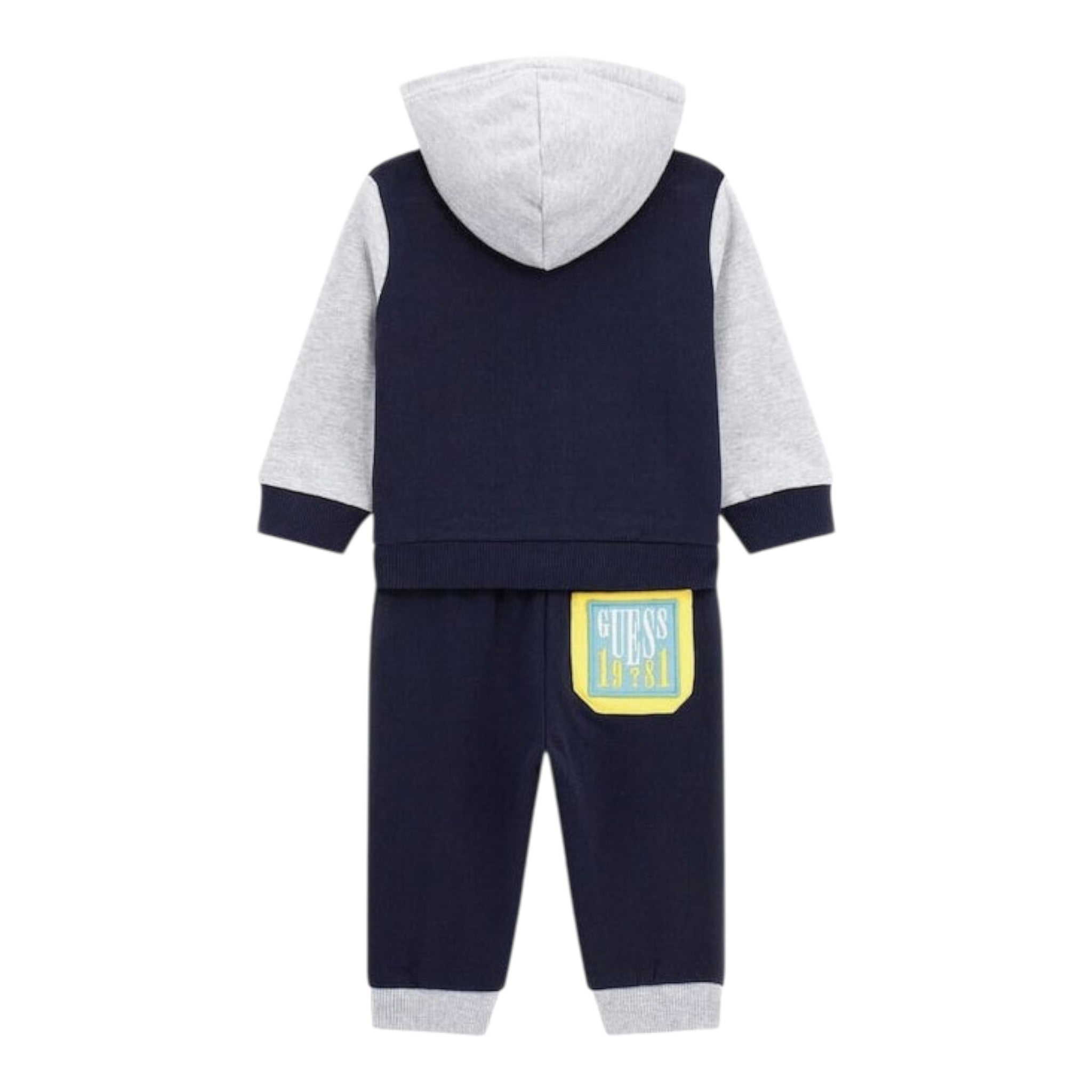 Guess Completo 2Pz Felpa-Pantalone Blu per Neonato I4YG13KA63 BLU GUESS 
