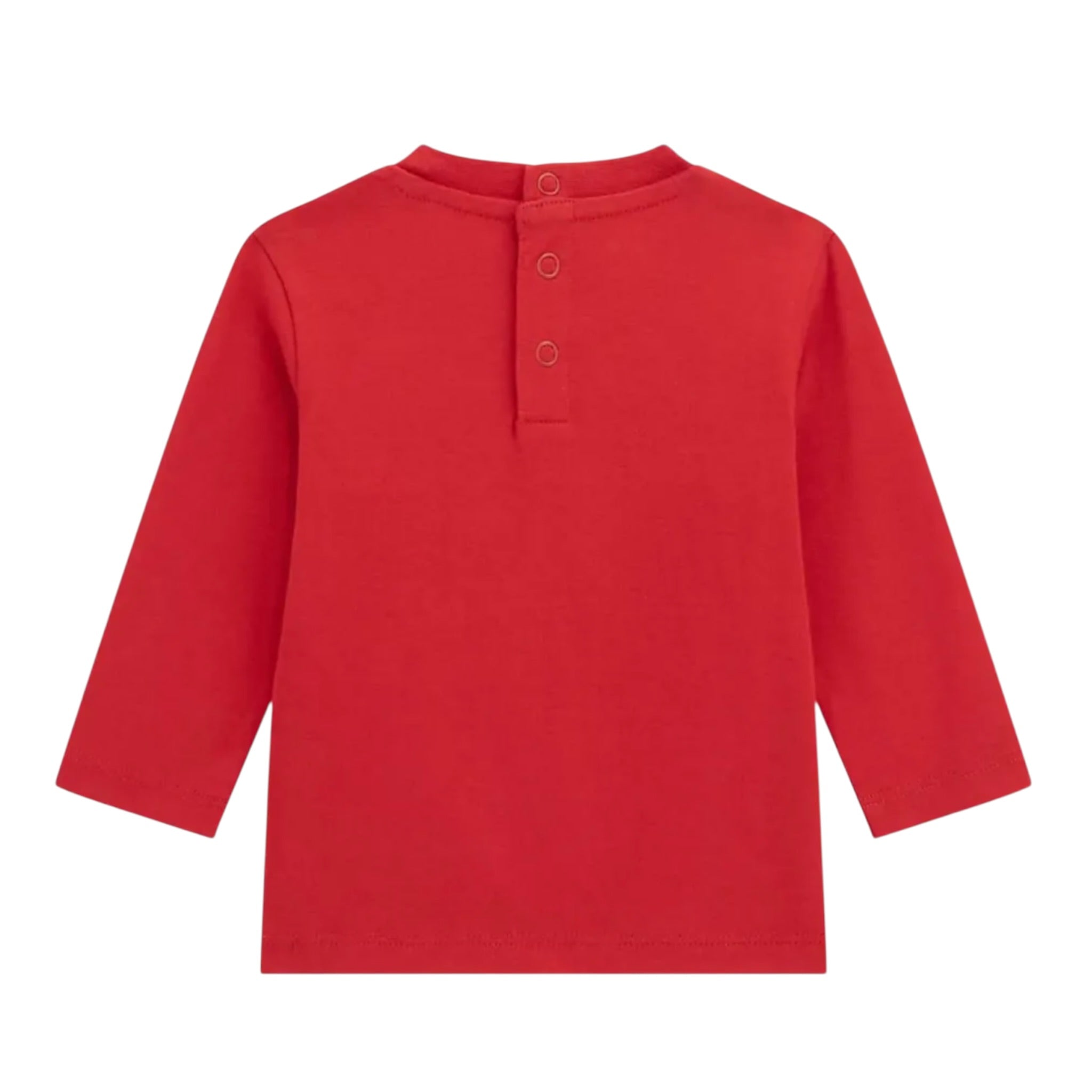 Guess Shirt tinta unita Girocollo con Stampa Rosso per Neonato I5BI00I3Z14X ROSSO GUESS 