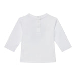 Guess Shirt tinta unita Girocollo con Stampa Bianco per Neonato I5YI02K8HM4 BIANCO GUESS 