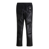 Guess Leggins tinta unita In Ecopelle Nero per Bambina J1BB17WEBE0 NERO GUESS 