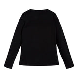 Guess Shirt Girocollo tinta unita con Brillantini Nero per Bambina J2YI50K6YW1 NERO GUESS 
