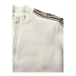Guess Felpa con Zip tinta unita con Maniche In Contrasto Panna per Bambina J2YQ06KB3P2 PANNA GUESS 