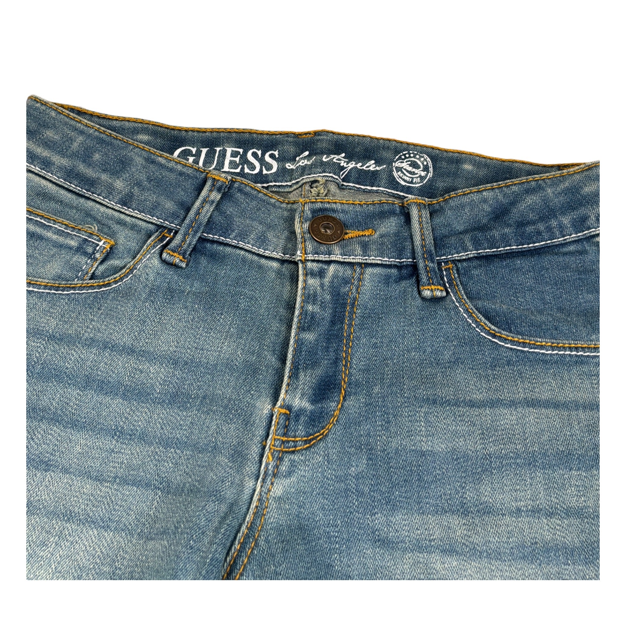 Guess Jeans tinta unita Girovita Regolabile Azzurro per Bambino J31A010DS3 AZZURRO GUESS 