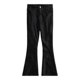 Guess Pantalone tinta unita Modello A Zampa In Ecopelle Nero per Bambina J3BB04WE8D0 NERO GUESS 