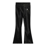 Guess Pantalone tinta unita Modello A Zampa In Ecopelle Nero per Bambina J3BB04WE8D0 NERO GUESS 