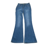 Guess Jeans tinta unita Modello A Zampa Blu per Bambina J3YA03D52V0 BLU GUESS 