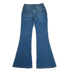 Guess Jeans tinta unita Modello A Zampa Blu per Bambina J3YA03D52V0 BLU GUESS 