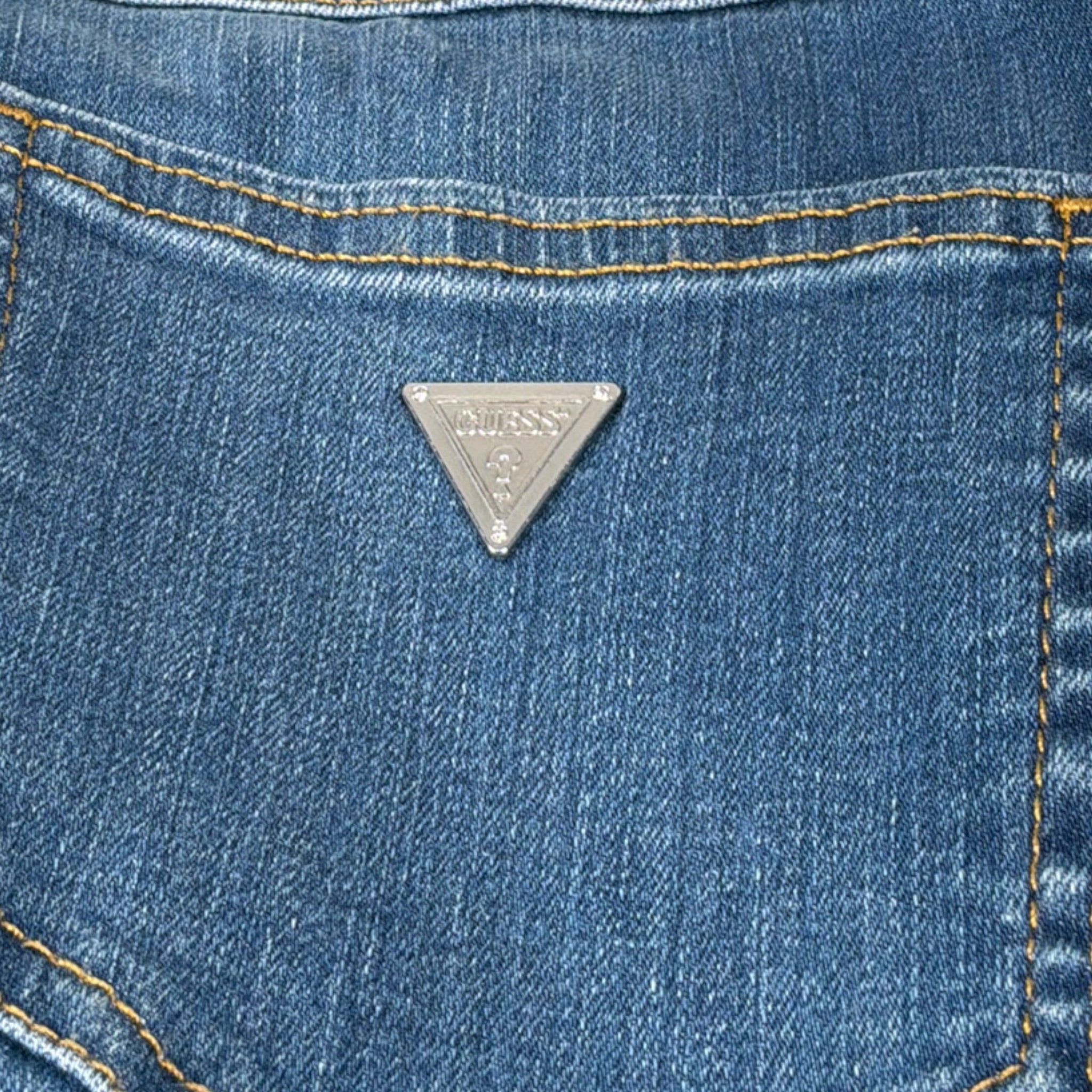 Guess Jeans tinta unita Modello A Zampa Blu per Bambina J3YA03D52V0 BLU GUESS 
