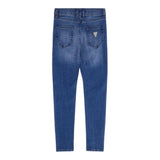 Guess Jeans tinta unita con Logo Blu per Bambina J3YA04D52Z0 BLU GUESS 