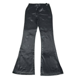 Guess Pantalone In Ecopelle tinta unita Modello Zampa Nero per Bambina J4BB04WE8D0 NERO GUESS 