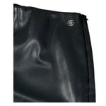 Guess Pantalone In Ecopelle tinta unita Modello Zampa Nero per Bambina J4BB04WE8D0 NERO GUESS 