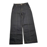 Guess Jeans tinta unita Modello A Palazzo Nero per Bambina J4BB07WFUL0 NERO GUESS 