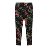 Guess Leggins tinta unita con Stampe Nero per Bambina J5BB05J1314 NERO GUESS 