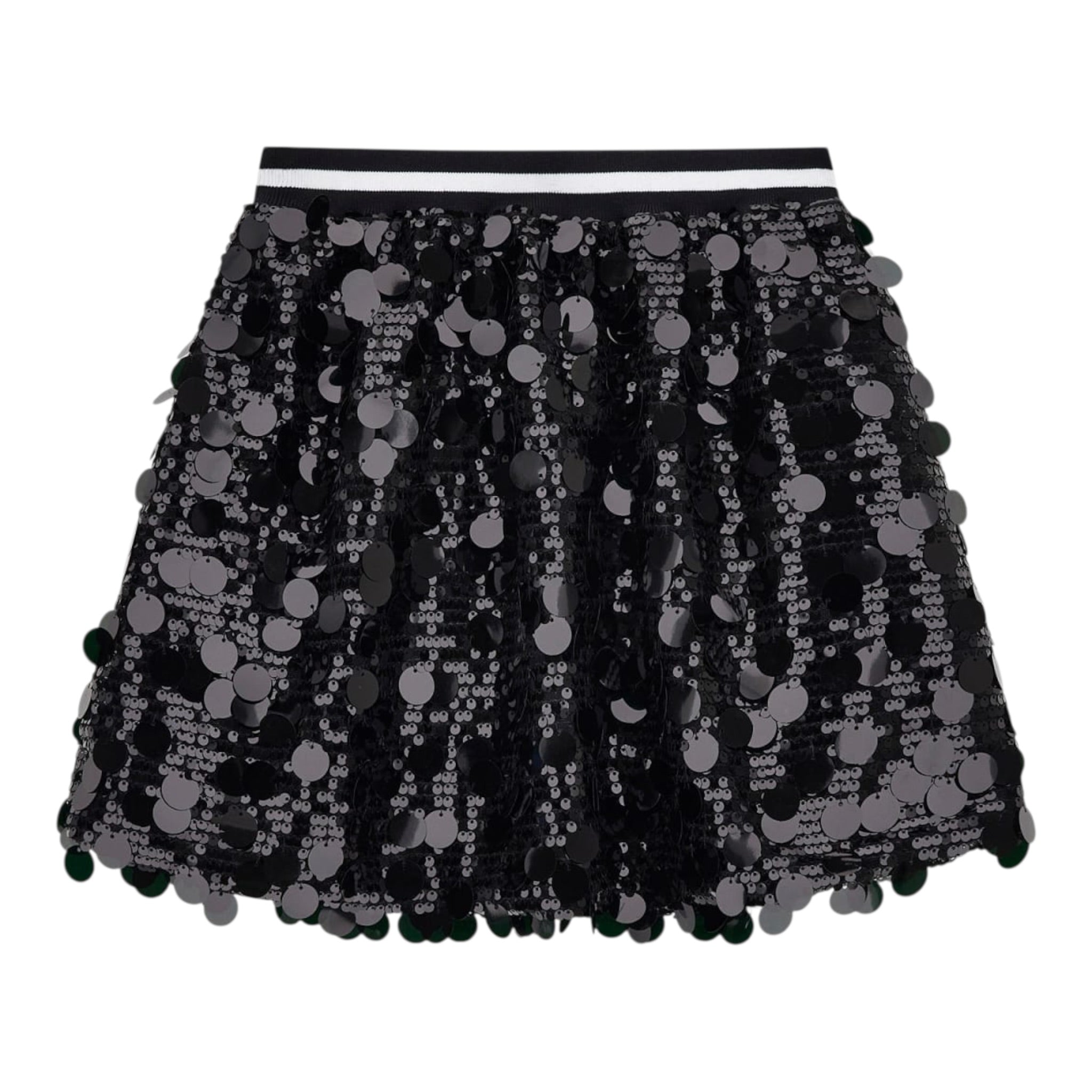 Guess Gonna tinta unita con Paillettes Nero per Bambina J5BD04K1220X NERO GUESS 