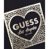Guess Shirt tinta unita con Stampa Nero per Bambina J5BI01J1314 NERO GUESS 