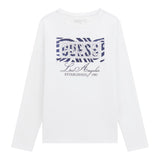 Guess Shirt tinta unita con Stampa Bianco per Bambina J5BI25J1314 BIANCO GUESS 