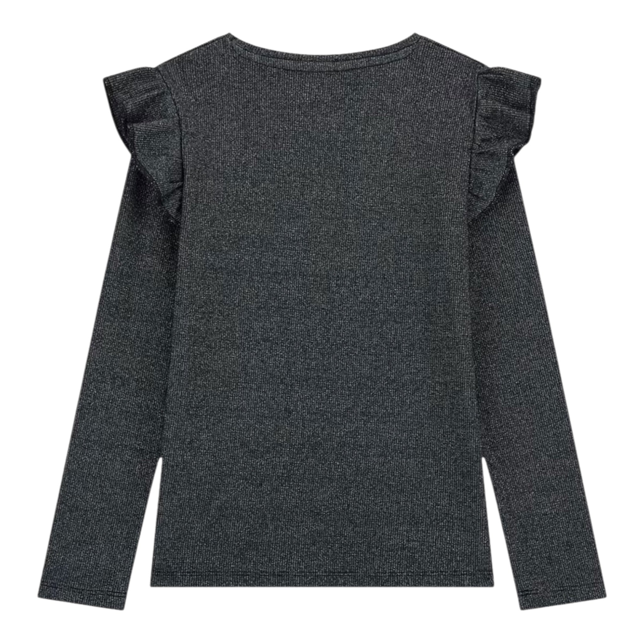 Guess Shirt tinta unita con Balze Grigio per Bambina J5BI34K0670 GRIGIO GUESS 