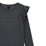Guess Shirt tinta unita con Balze Grigio per Bambina J5BI34K0670 GRIGIO GUESS 