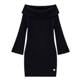 Guess Abito tinta unita con Zip Nero per Bambina J5BK27Z1320 NERO GUESS 