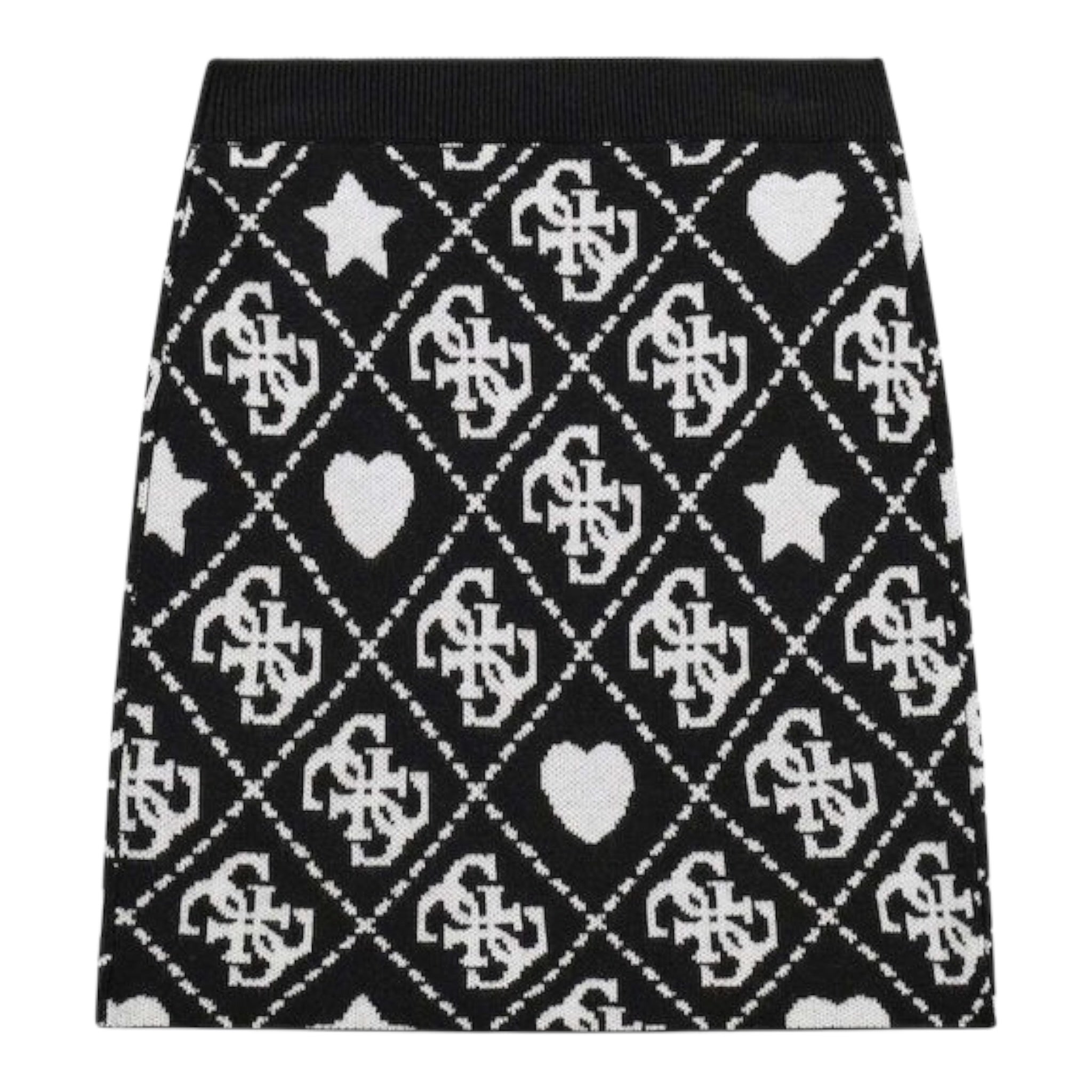 Guess Gonna tinta unita con Loghi Nero per Bambina J5BR02Z3K10 NERO GUESS 