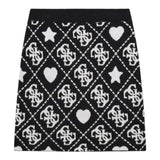 Guess Gonna tinta unita con Loghi Nero per Bambina J5BR02Z3K10 NERO GUESS 
