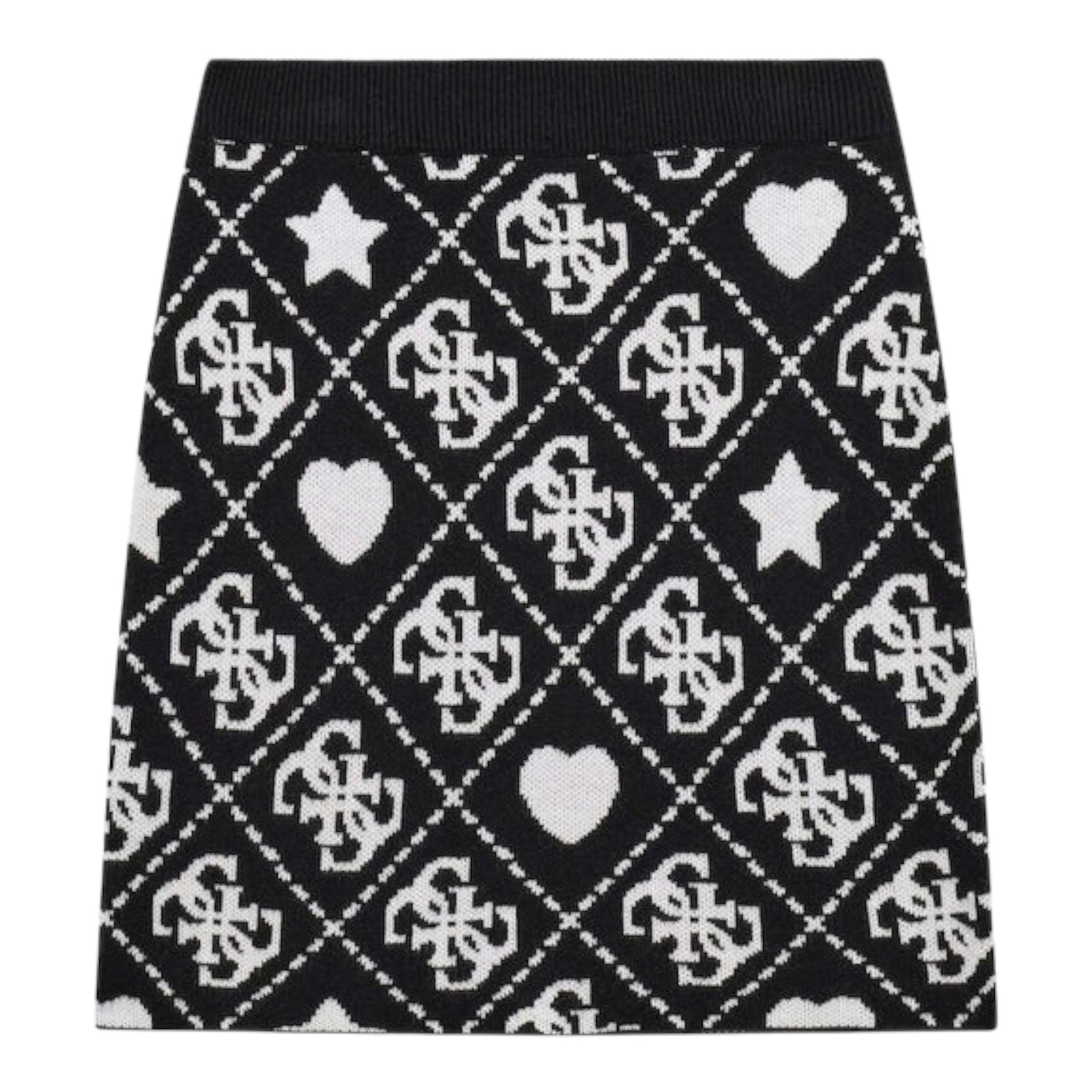 Guess Gonna tinta unita con Loghi Nero per Bambina J5BR02Z3K10 NERO GUESS 