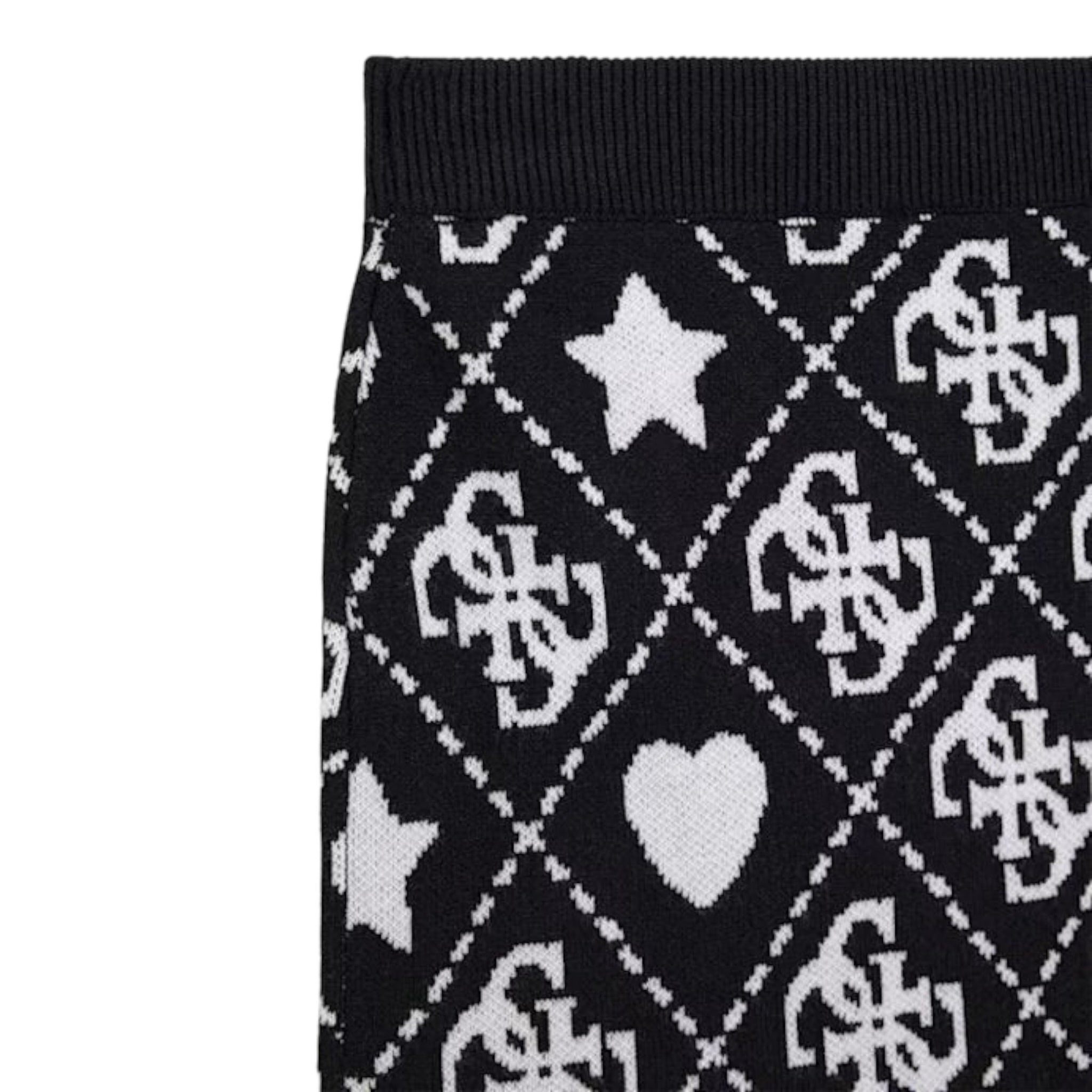Guess Gonna tinta unita con Loghi Nero per Bambina J5BR02Z3K10 NERO GUESS 