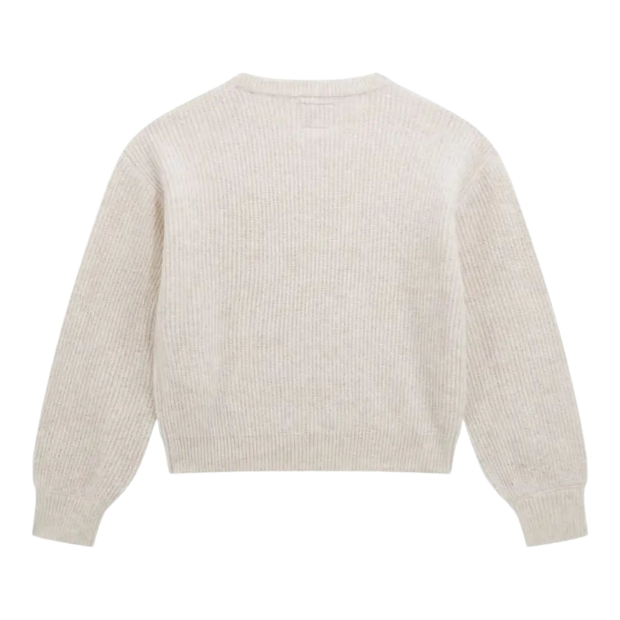 Guess Maglia tinta unita Girocollo Beige per Bambina J5BR19Z1140 BEIGE GUESS 