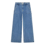 Guess Jeans tinta unita con Girovita Regolabile Azzurro per Bambina J5RA03D5BV0 AZZURRO GUESS 