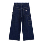 Guess Jeans tinta unita Modello Palazzo Blu per Bambina J5RA12D45E0 BLU GUESS 