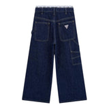 Guess Jeans tinta unita Modello Palazzo Blu per Bambina J5RA12D45E0 BLU GUESS 