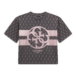 Guess T-Shirt tinta unita con Stampa Grigio per Bambina J5RI04K6YW4 GRIGIO GUESS 