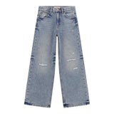 Guess Jeans tinta unita Modello A Palazzo Azzurro per Bambina J5YA01D45E0X AZZURRO GUESS 